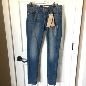 LEVIS 711 SKINNY MID RISE SLIM THOUGH HIP & THIGH!